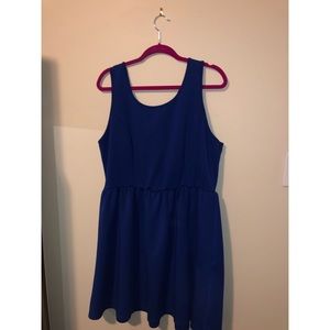 Blue Skater Dress